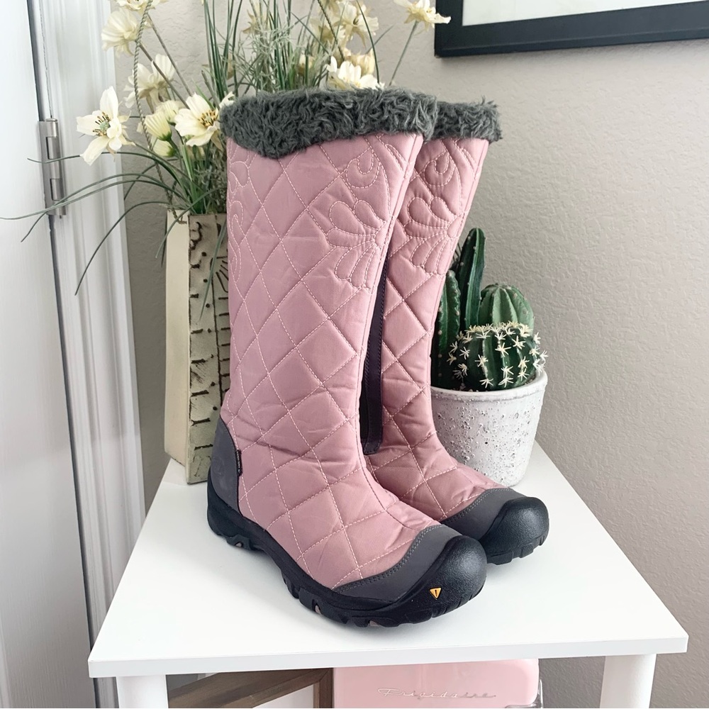 Keen Burlington High Boots in pink - Snow winter woman’s boot tall